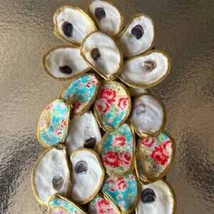 Handmade Oyster Pineapple Various Colors Wall Hanging - 10.5 (Length) X6(Width)